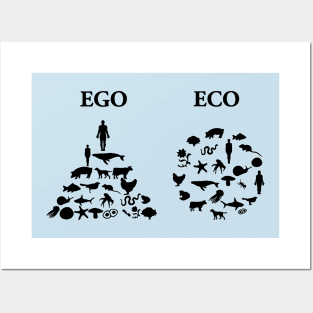 ECO beats EGO Posters and Art